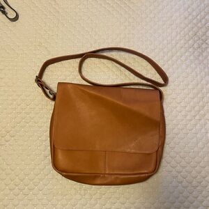 Tan Leather Crossbody Purse